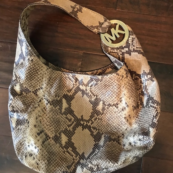 Michael Kors Handbags - Michael Kors Snake Skin Purse